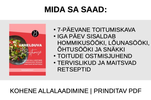 7-Päevane Vahelduva Paastumise Kehakaalu Langetamise Toitumiskava - Image 5